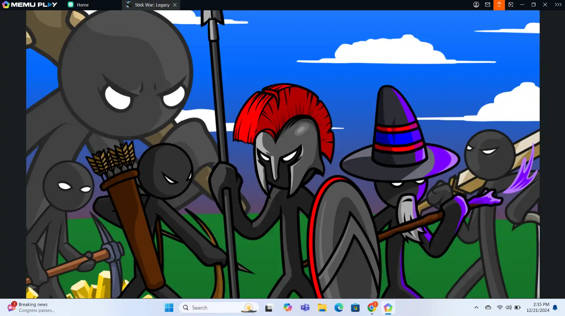 For PC 1 Download and Enjoy Stick War legacy on your PC (Emulator)
